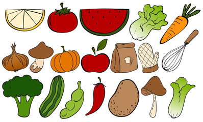 Poster - Fruits and vegetables