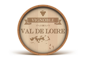 Wall Mural - Tonneau Vignoble du Val de Loire