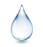 Fototapeta Dinusie - Water Drop