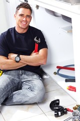 Wall Mural - Plumber.