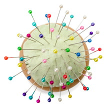 Pincushion With Colorful Pins