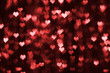 © Светлана Ильева - Abstract dark valentine background with red hearts