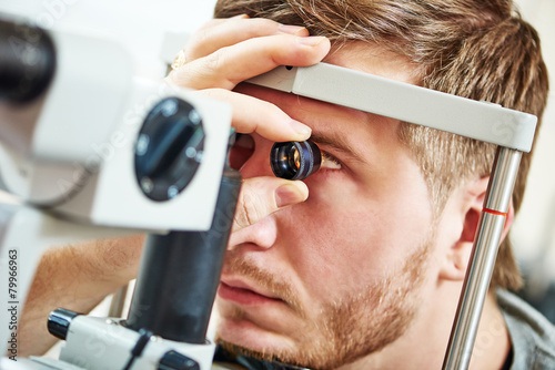 Fotografía Ophthalmology eyesight examination