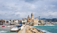 Coastline Of Sitges, Spain
