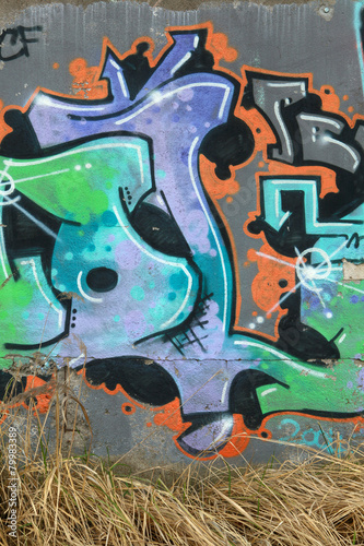 Obraz Dibond Graffiti Bildwand Kunst Stadtleben