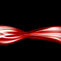Canvas Print - abstract red speed swoosh line layout