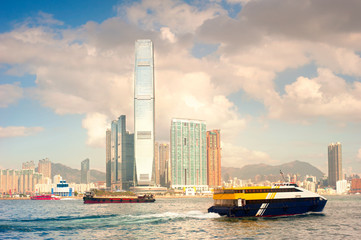 Wall Mural - Hong Kong water transportation