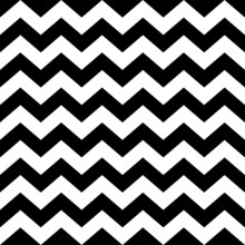 Seamless Zig Zag Pattern In Black And White