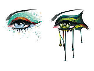 Wall Mural - Carnival Eyes