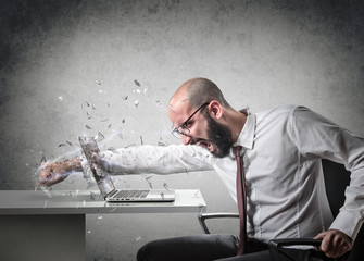 explosion of anger