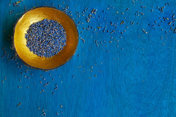 lavender seeds in bowl