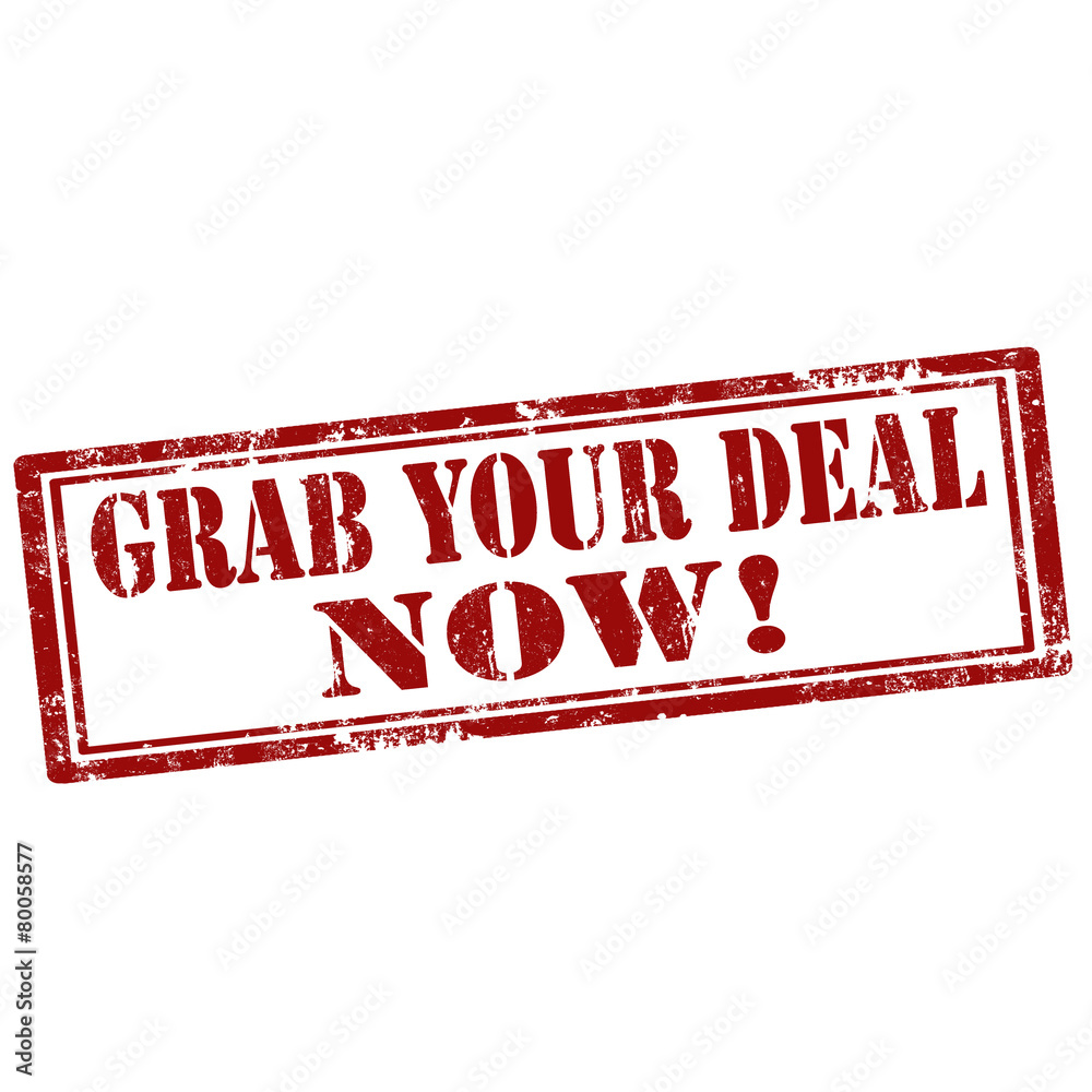 Grab Your Deal Now!-stamp Stock Vector | Adobe Stock display picture 2