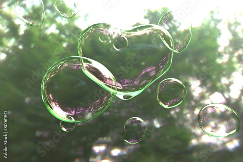 ハートのシャボン玉 Stock イラスト Adobe Stock