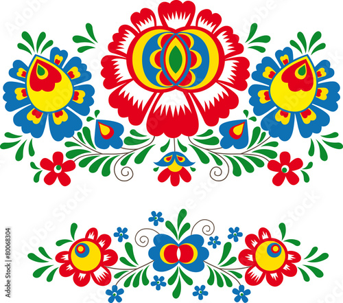 Naklejka dekoracyjna Folk ornaments