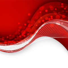 Abstract red background. Vector Illustration