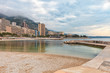 View over Monaco beach, Cote d'Azur