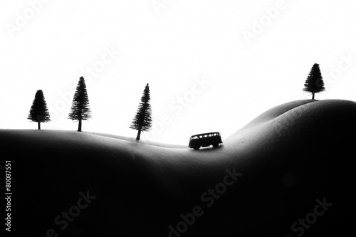 Fotografie, Obraz BODYSCAPE