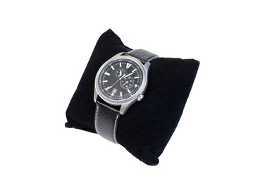 wristwatch on the pillow