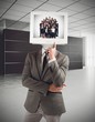 © alphaspirit - Businessman thinks the success team