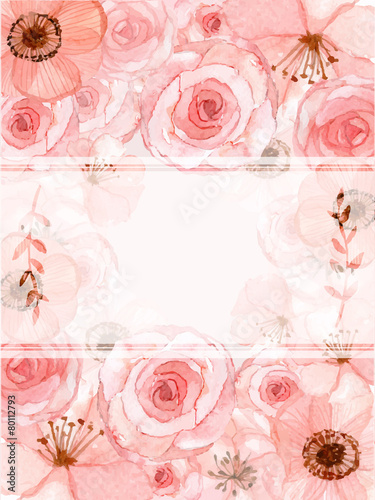 Flower Invitation Card