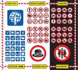 Poster - Signs and icons