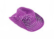 © phatthanit - hat isolated on white background, cowboy hat purple color