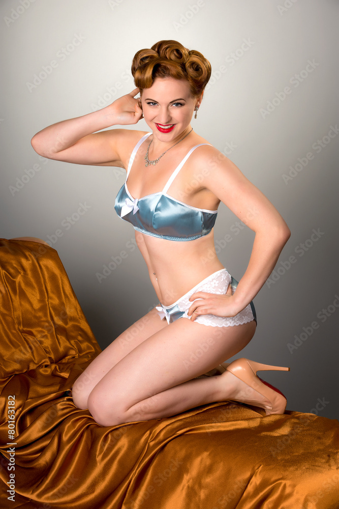 sexy women in satin lingerie Listen Closely Lace And Satin Bra Set, Sexy Satin Lace Lingerie main image 0