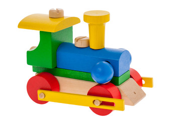 Wall Mural - Wooden Train