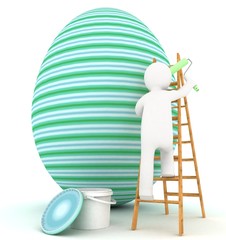 Poster - 3d people -  - Easter