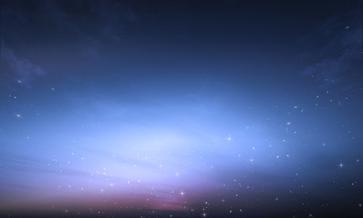 milky way galaxy with stars and night sky