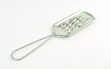 Wall Mural - grater on white background