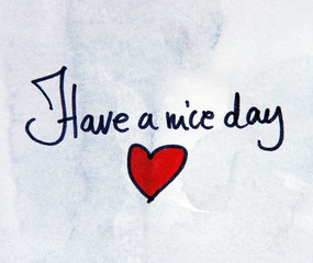 Wall Mural - have a nice day