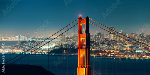 Naklejka dekoracyjna Golden Gate Bridge