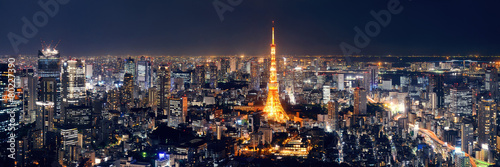 Nowoczesny obraz na płótnie Tokyo Skyline