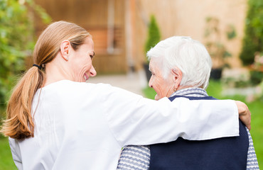 Wall Mural - Elderly care