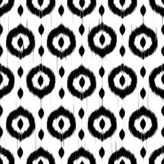 Wall Mural - Vector seamless ikat pattern