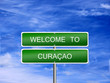 Curacao Welcome Travel Sign