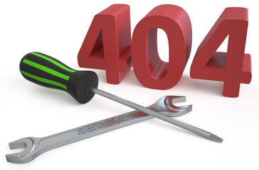 Poster - 404 repairs concept
