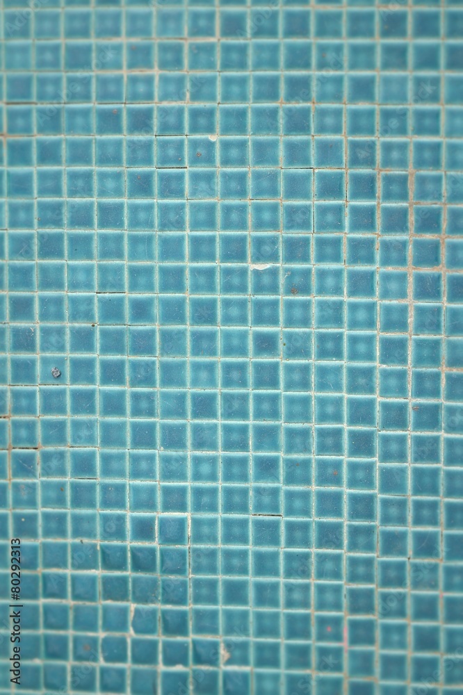 blue tile mosaics background texture