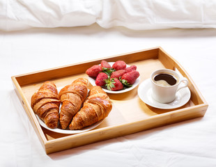 Wall Mural - breakfast in bed