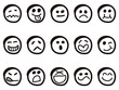 © HuHu Lin - doodle cartoon smiley faces