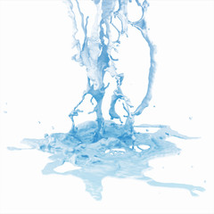 Poster - Abstract Splash of Water on a white background