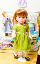 Doll With Red Hair And  Dresses