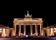 Brandenburg Gate At Night, Berlin
