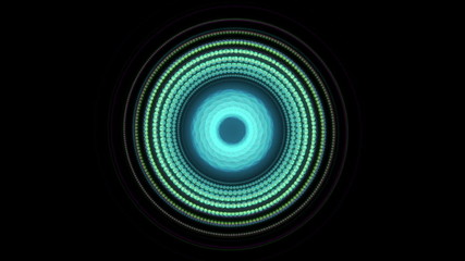 Poster - Fantastic video animation – moving particle object – loop HD 1080p