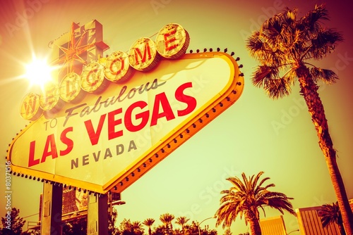 Fototapeta na szkło Słynny Las Vegas w Nevadzie
