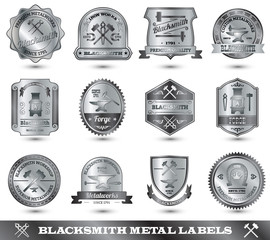 Wall Mural - Blacksmith Metal Label