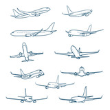 airplanes sketches