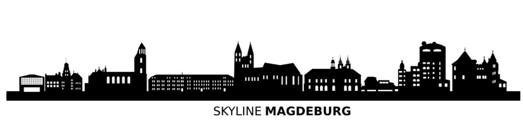 Wall Mural - Skyline Magdeburg