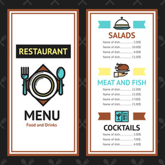 Sticker - Restaurant Menu Template